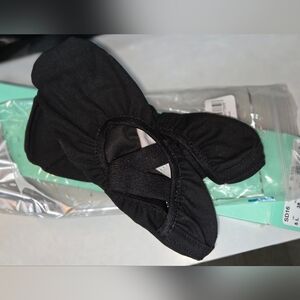 So Dansa Bliss SD16 (Adult)Stretch Canvas Split Sole Ballet Shoe Black UK 5L